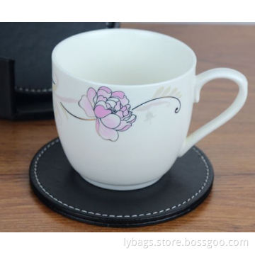 Cup Mat, Leather Goods, Hotel Goods, Stationery